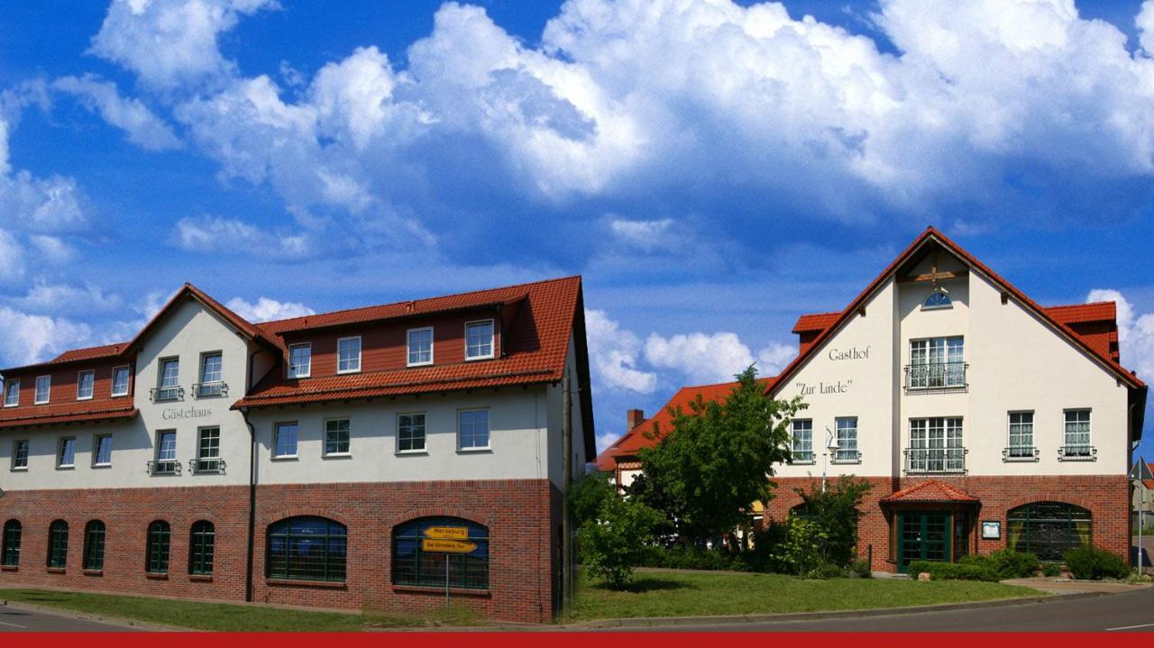 Hotel & Restaurant "Zur Linde" Spergau Exterior foto